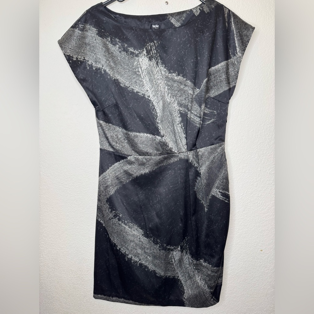 Black and Gray Mini Dress